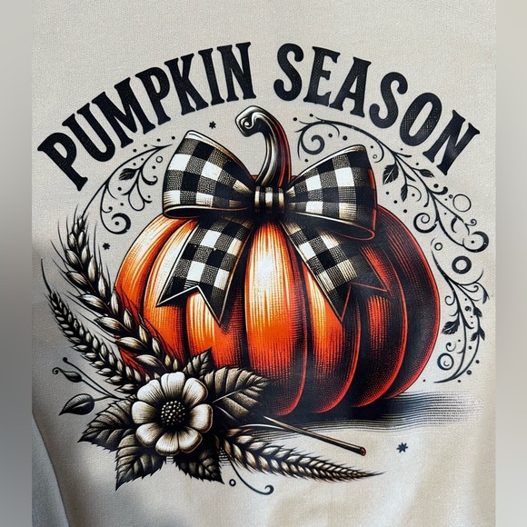 NEW XL Pumpkin Season Graphic Sweatshirt - Picture 2 of 2
